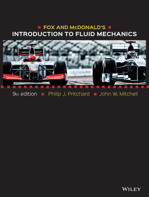 Book cover of Fox and McDonald's Introduction to Fluid Mechanics