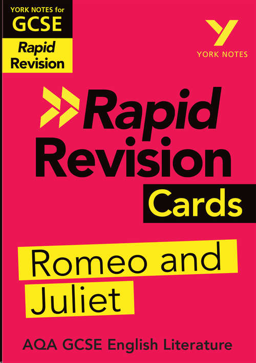 Book cover of York Notes for AQA GCSE: Romeo And Juliet (York Notes)