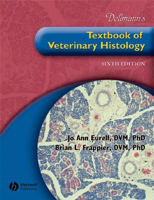 Book cover of Dellmann's Textbook of Veterinary Histology (6)