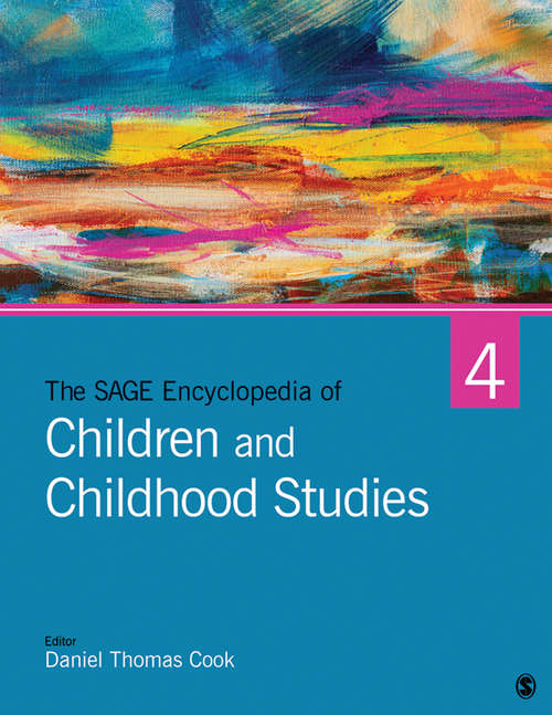 Book cover of The SAGE Encyclopedia of Children and Childhood Studies
