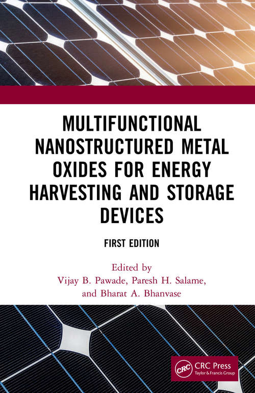 Book cover of Multifunctional Nanostructured Metal Oxides for Energy Harvesting and Storage Devices