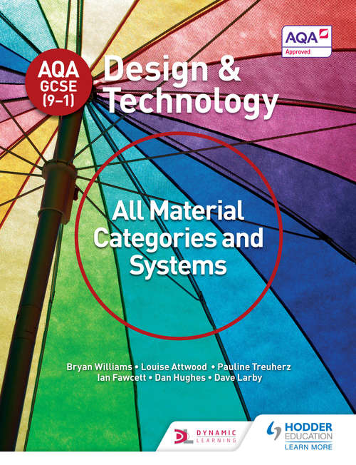 Book cover of AQA GCSE: All Material Categories And Systems Ebook (AQA GCSE (9-1) Design and Technology (PDF))