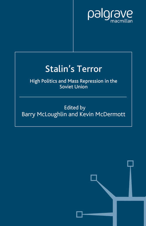Book cover of Stalin’s Terror: High Politics and Mass Repression in the Soviet Union (2003)