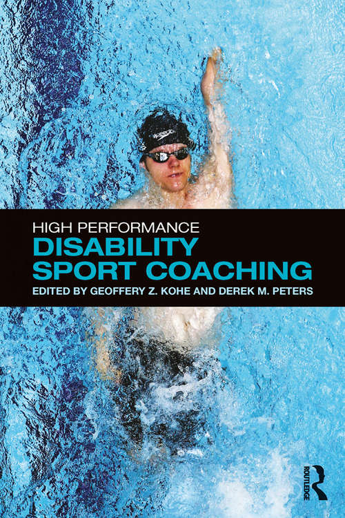 Book cover of High Performance Disability Sport Coaching