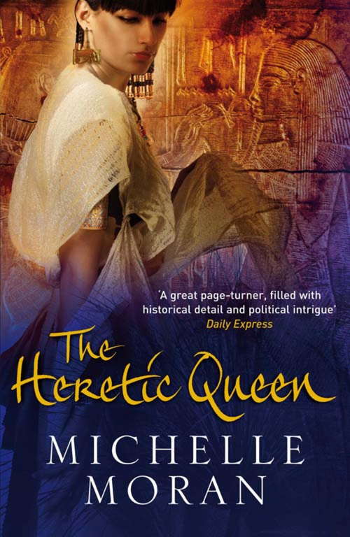 Book cover of The Heretic Queen (Egyptian Royals Collection #2)