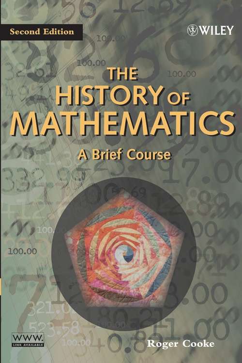 Book cover of The History of Mathematics: A Brief Course (2)