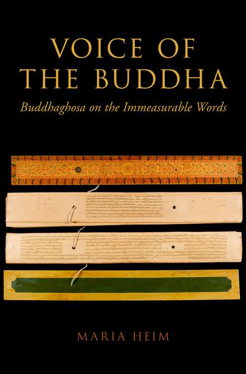 Book cover of Voice of the Buddha: Buddhaghosa on the Immeasurable Words