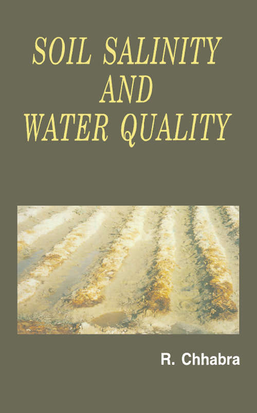 Book cover of Soil Salinity and Water Quality