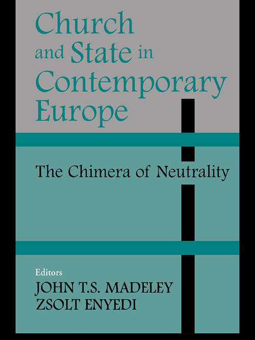 Book cover of Church and State in Contemporary Europe