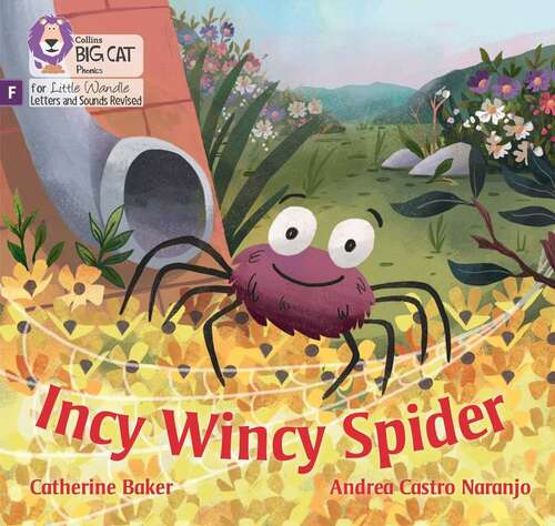Book cover of Incy Wincy Spider: Foundations for Phonics (PDF) (Big Cat Phonics for Little Wandle Letters and Sounds Revised)