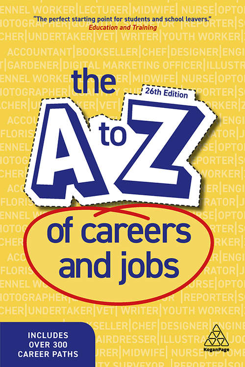 Book cover of The A-Z of Careers and Jobs (26)