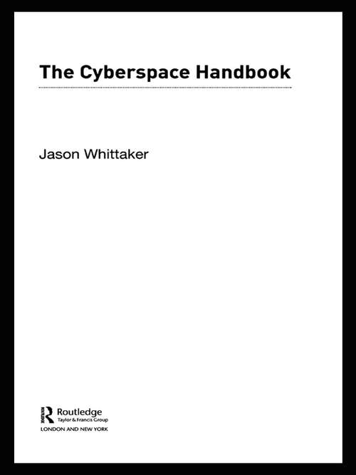 Book cover of The Cyberspace Handbook