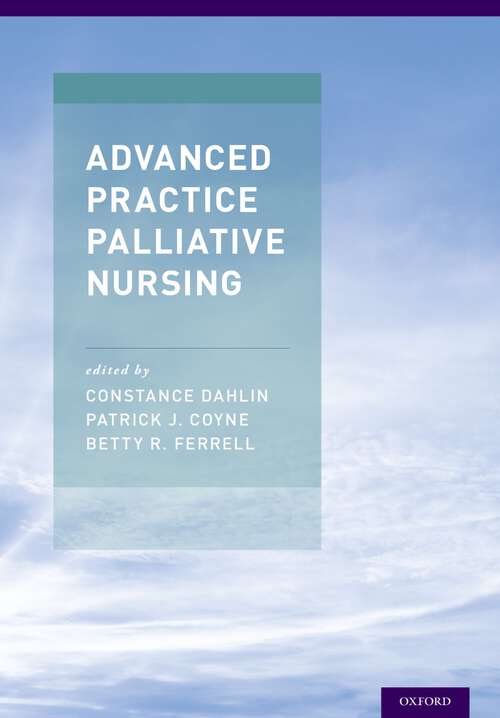 Book cover of Advanced Practice Palliative Nursing