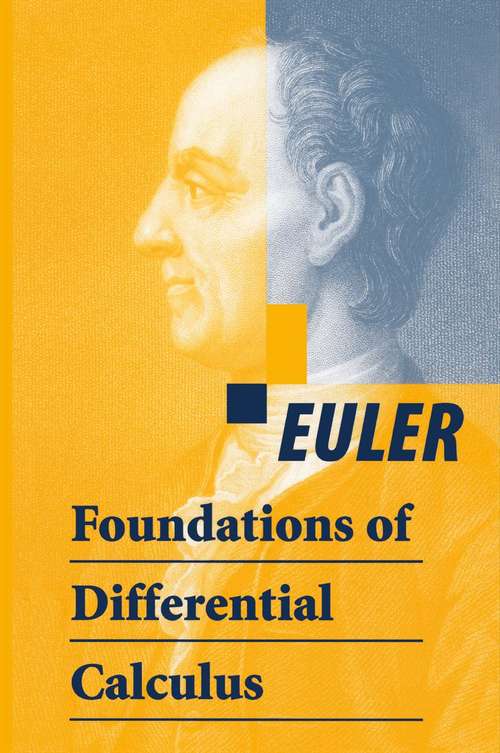 Book cover of Foundations of Differential Calculus (2000)