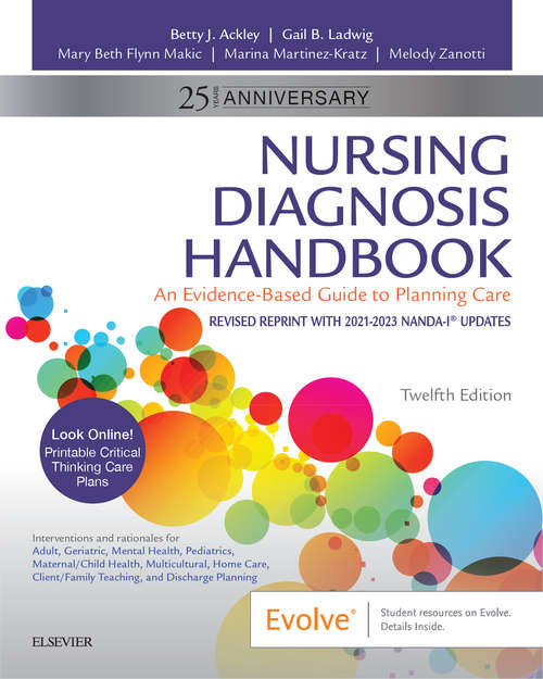 Book cover of Nursing Diagnosis Handbook E-Book: An Evidence-Based Guide to Planning Care (6)