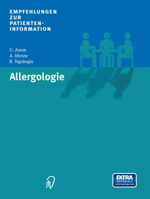 Book cover of Allergologie (2003) (Empfehlungen zur Patienteninformation)