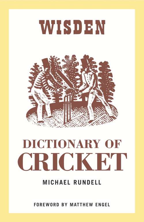 Book cover of Wisden Dictionary of Cricket (3)