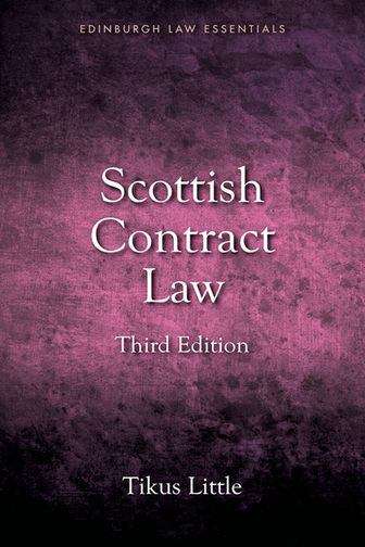 Book cover of Scottish Contract Law (Edinburgh Law Essentials (PDF))