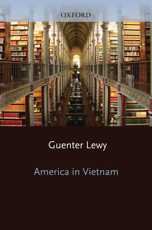 Book cover of America in Vietnam