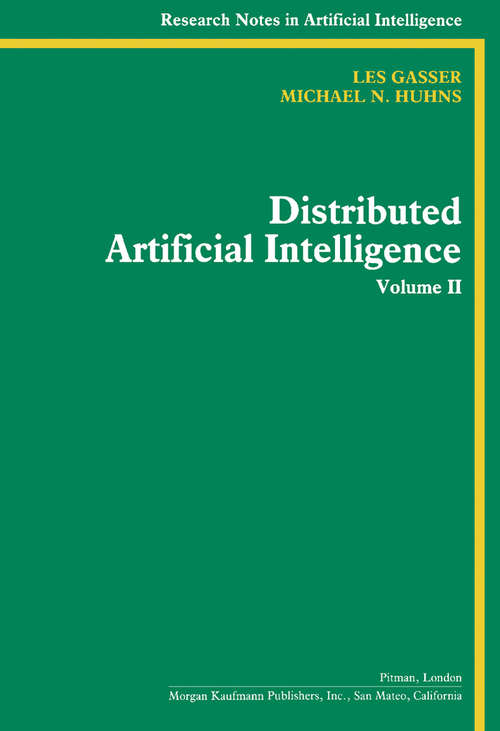 Book cover of Distributed Artificial Intelligence: Volume II