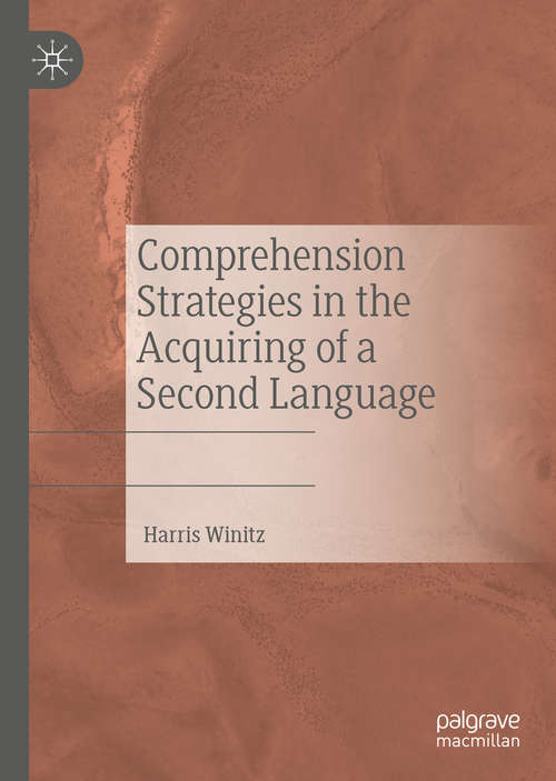 Book cover of Comprehension Strategies in the Acquiring of a Second Language (1st ed. 2020)