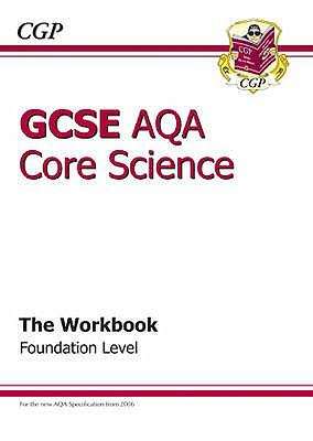 Book cover of GCSE Core Science AQA A Workbook: Foundation Level (PDF)