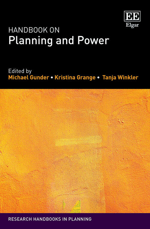 Book cover of Handbook on Planning and Power (Research Handbooks in Planning series)