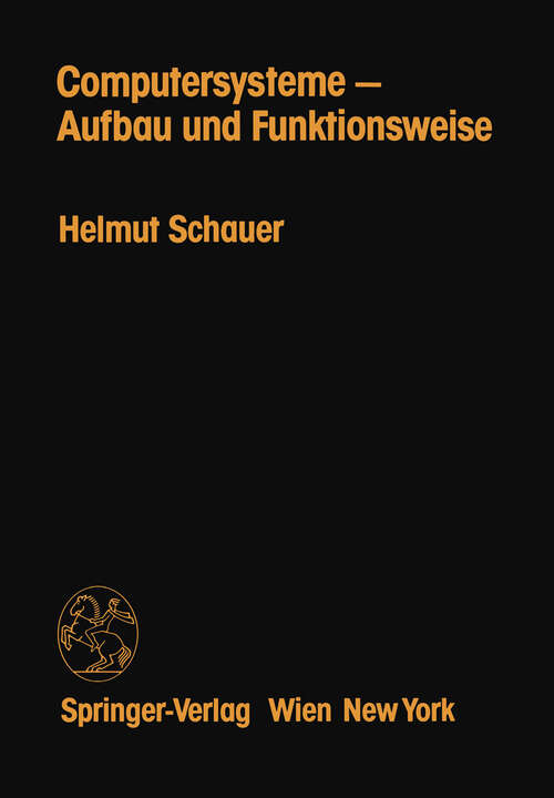 Book cover of Computersysteme — Aufbau und Funktionsweise (2. Aufl. 1983)
