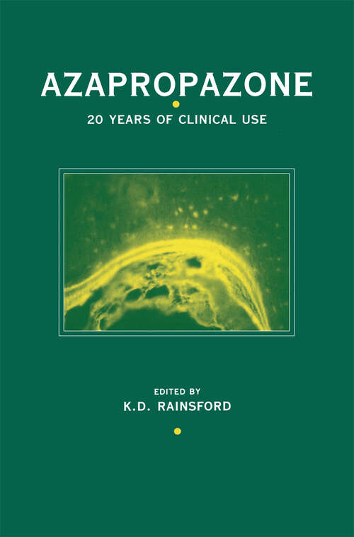 Book cover of Azapropazone: 20 years of clinical use (1989)