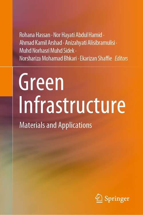 Book cover of Green Infrastructure: Materials and Applications (1st ed. 2022)
