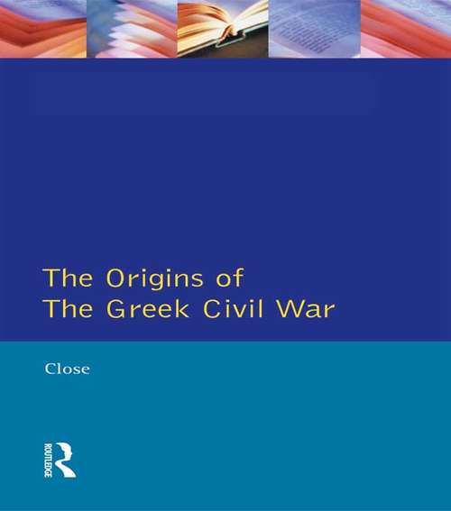 Book cover of Greek Civil War, The