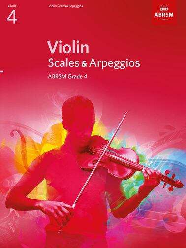 Book cover of Violin Scales & Arpeggios, ABRSM Grade 4 (PDF): from 2012 (2012)