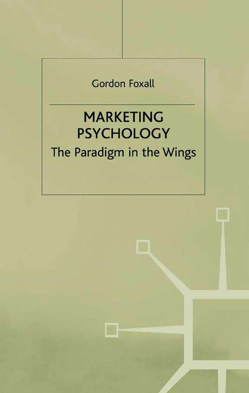 Book cover of Marketing Psychology: The Paradigm in the Wings (1997)