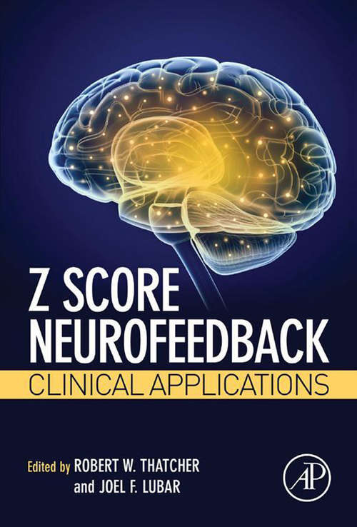 Book cover of Z Score Neurofeedback: Clinical Applications