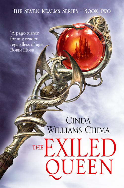 Book cover of The Exiled Queen (ePub edition) (The Seven Realms Series #2)