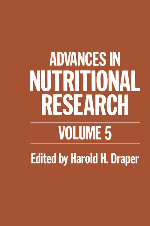 Book cover of Advances in Nutritional Research: Volume 5 (1983) (Advances in Nutritional Research)