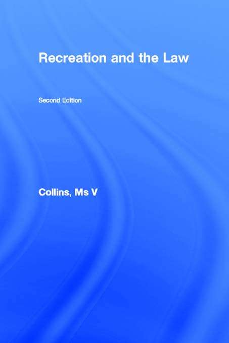 Book cover of Recreation and the Law (2)