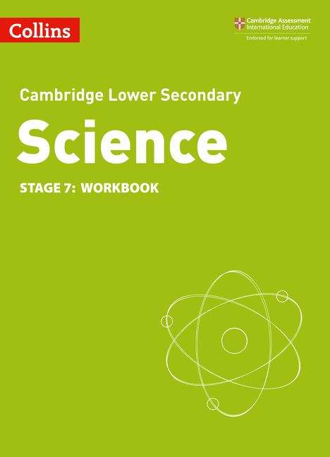Book cover of Lower Secondary Science Workbook: Stage 7 (PDF) (2) (Collins Cambridge Lower Secondary Science Ser.)