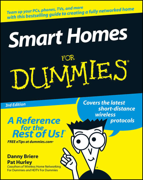 Book cover of Smart Homes For Dummies (3)
