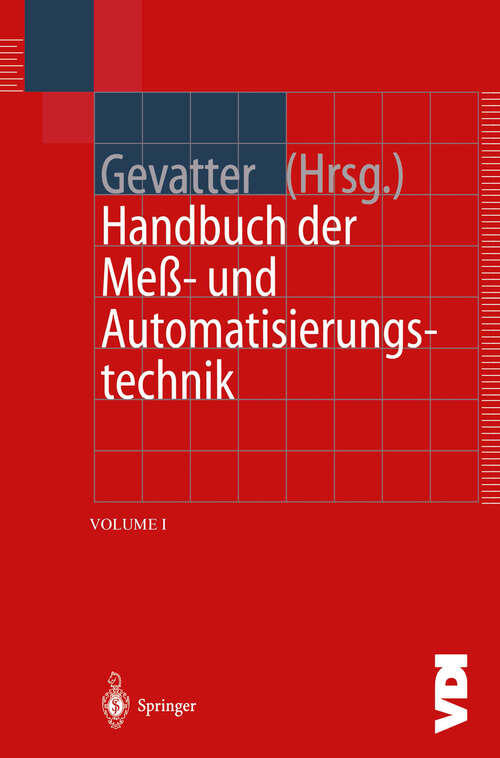 Book cover of Handbuch der Mess- und Automatisierungstechnik in der Produktion (1999) (VDI-Buch)