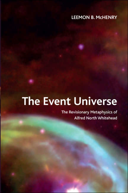 Book cover of The Event Universe: The Revisionary Metaphysics of Alfred North Whitehead (Crosscurrents)