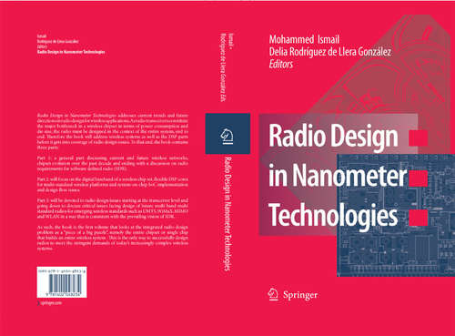 Book cover of Radio Design in Nanometer Technologies (2006)