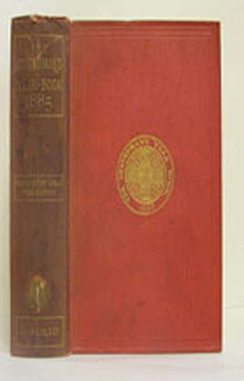 Book cover of The Statesman's Year-Book (22th ed. 1885) (The Statesman's Yearbook)