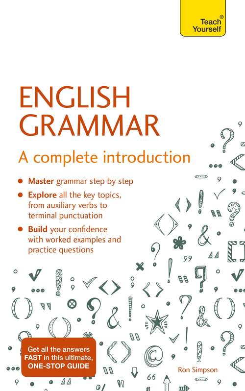 Book cover of Essential English Grammar: A Complete Introduction (Teach Yourself English Reference Ser.)