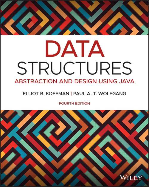 Book cover of DATA STRUCTURES: Abstraction And Design Using Java (3)