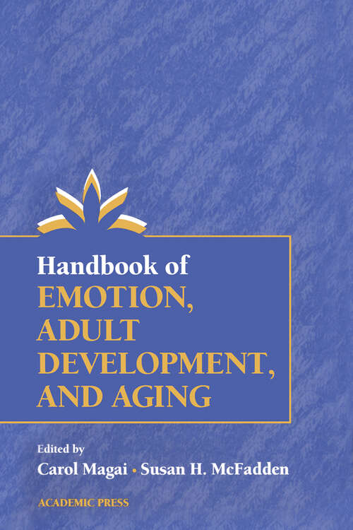 Book cover of Handbook of Emotion, Adult Development, and Aging