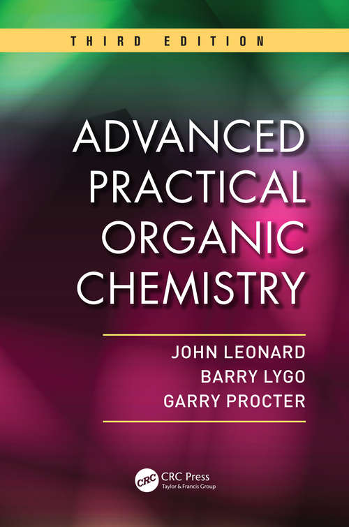 Book cover of Advanced Practical Organic Chemistry