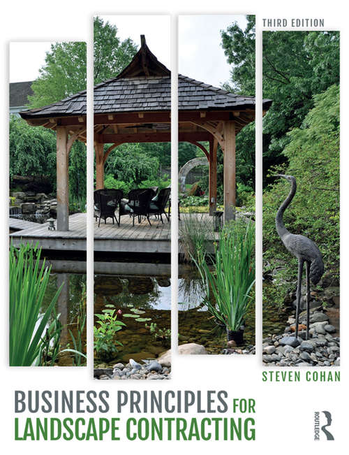 Book cover of Business Principles for Landscape Contracting