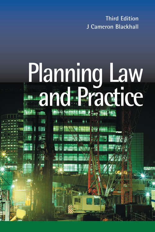 Book cover of Planning Law and Practice (3)
