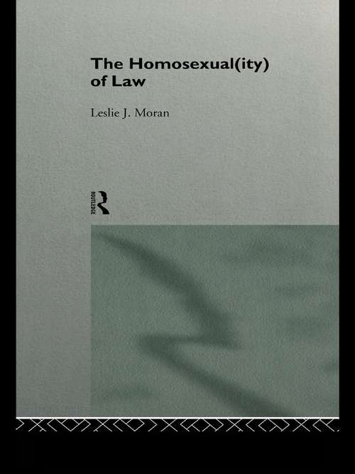 Book cover of The Homosexual(ity) of law